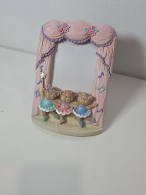 Russ Pink Ballerina Bears Picture Frame